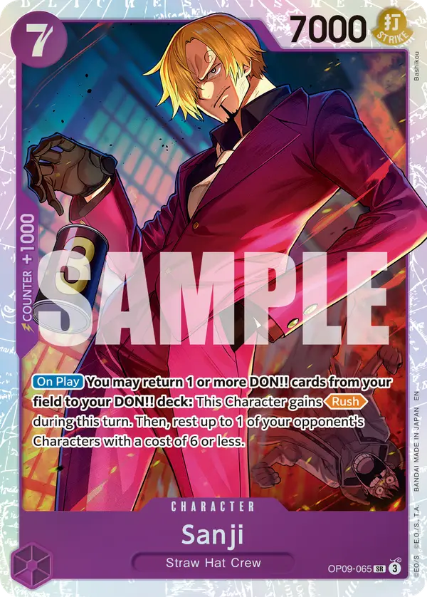 Sanji (Reprint), Premium Booster -The Best- Vol. 2 OP09-065