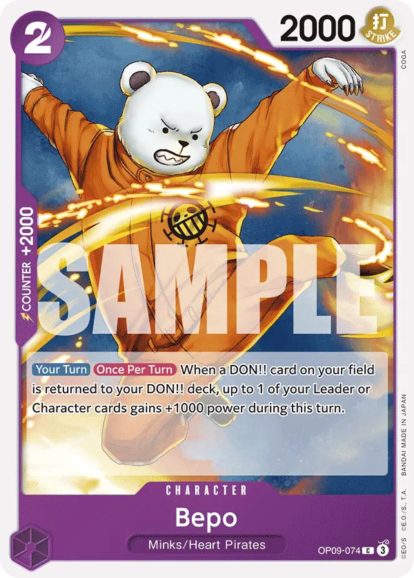 Bepo, Emperors in the New World OP09-074