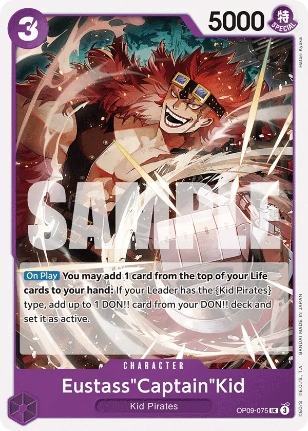 Eustass"Captain"Kid, Emperors in the New World OP09-075