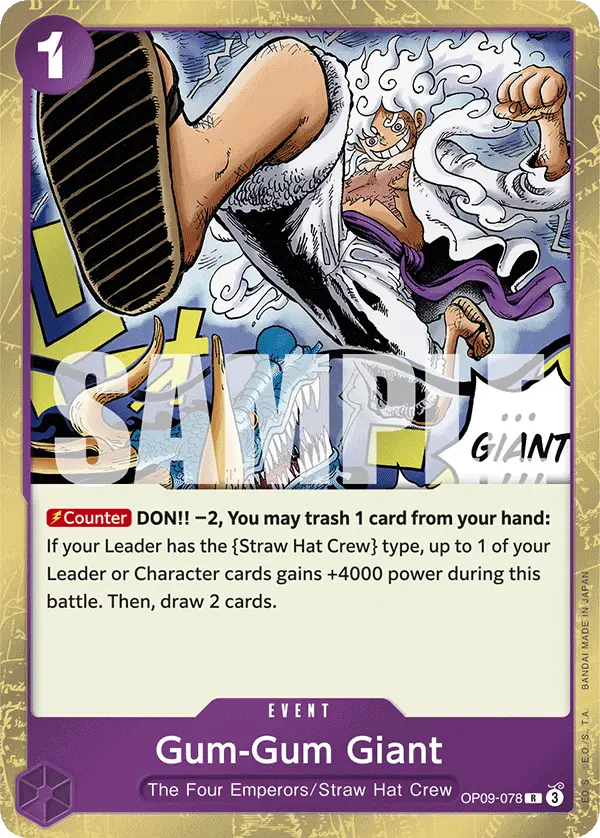 Gum-Gum Giant, Emperors in the New World OP09-078