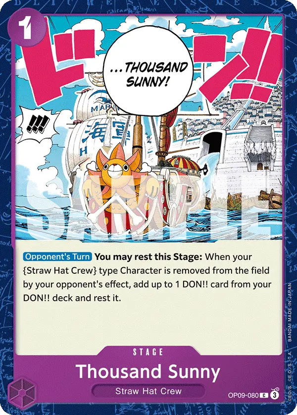 Thousand Sunny, Emperors in the New World OP09-080