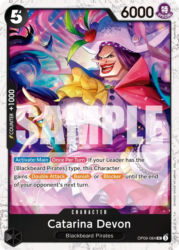Catarina Devon (Pirate Foil), Premium Booster -The Best- Vol. 2 OP09-084