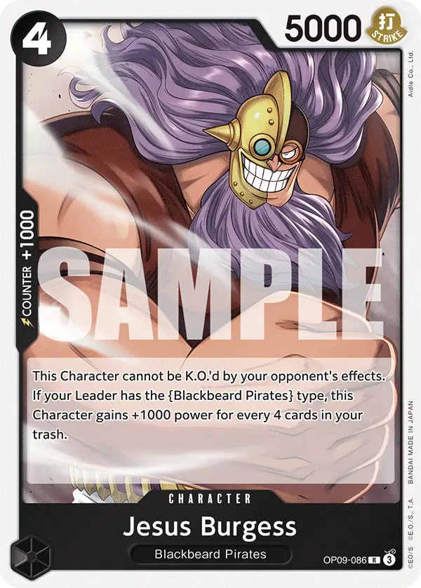 Jesus Burgess, Emperors in the New World OP09-086