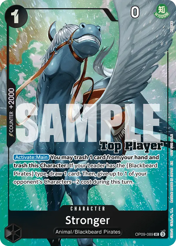 Stronger (CS 25-26 Top Player Pack Vol. 2), One Piece Promotion Cards OP09-089