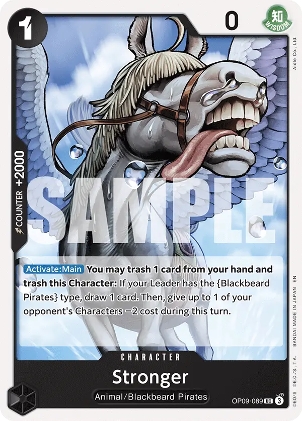 Stronger (Reprint), Starter Deck 27 BLACK Marshall.D.Teach OP09-089