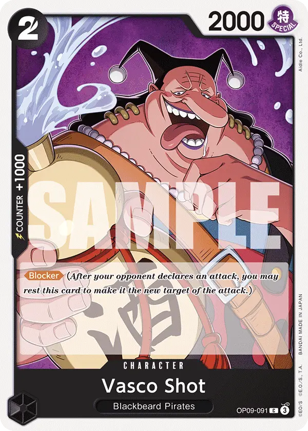Vasco Shot, Emperors in the New World OP09-091
