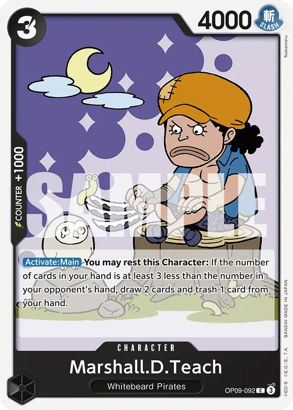 Marshall.D.Teach, Emperors in the New World OP09-092