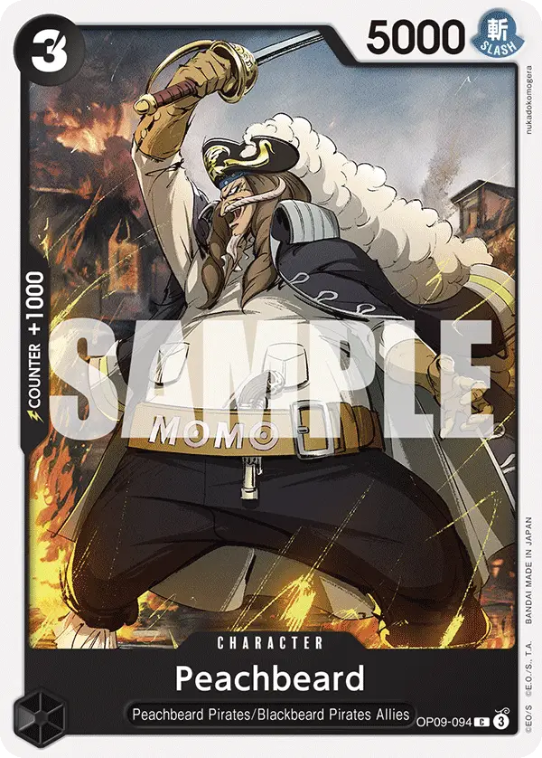 Peachbeard, Emperors in the New World OP09-094