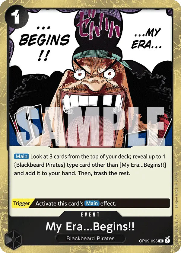 My Era...Begins!!, Emperors in the New World OP09-096