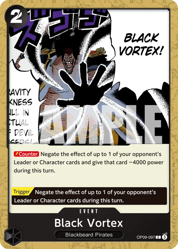 Black Vortex (Reprint), Premium Booster -The Best- Vol. 2 OP09-097