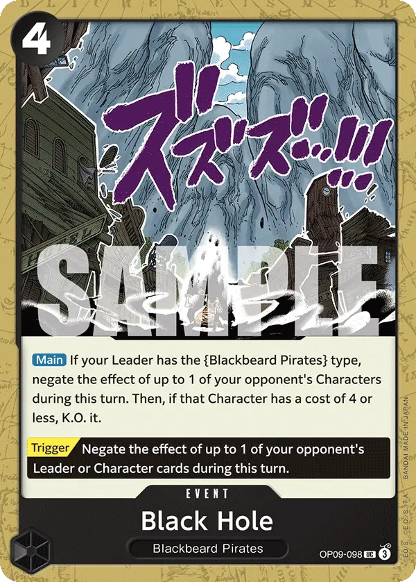 Black Hole, Emperors in the New World OP09-098
