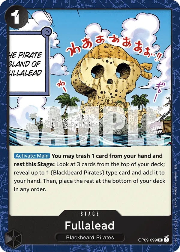 Fullalead (Reprint), Starter Deck 27 BLACK Marshall.D.Teach OP09-099