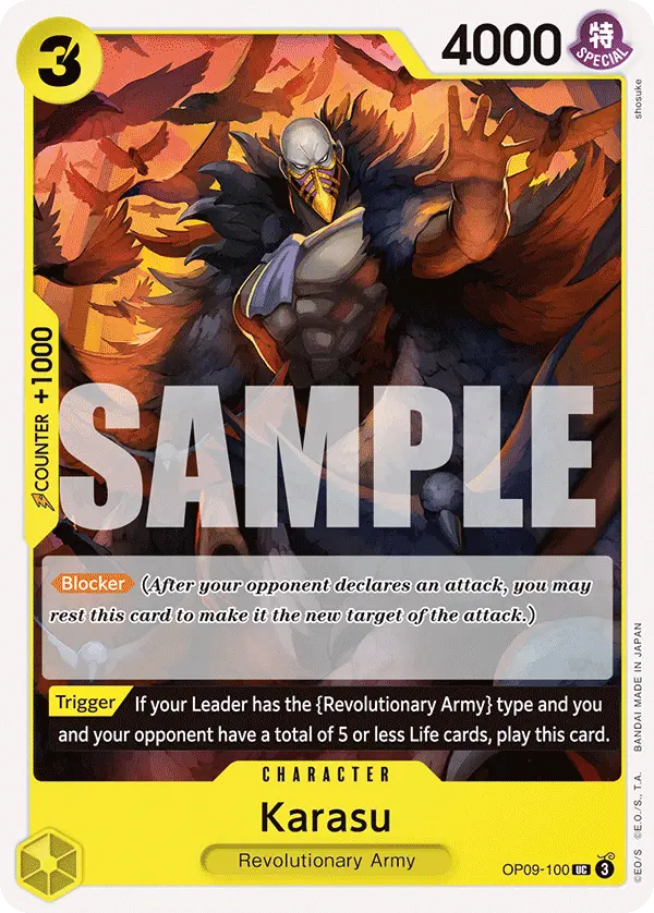 Karasu, Emperors in the New World OP09-100