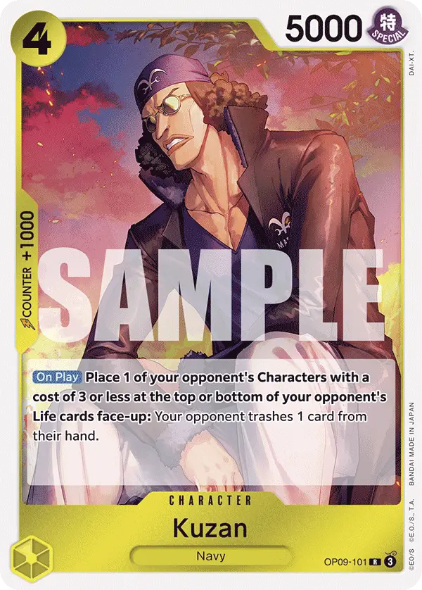 Kuzan, Emperors in the New World OP09-101