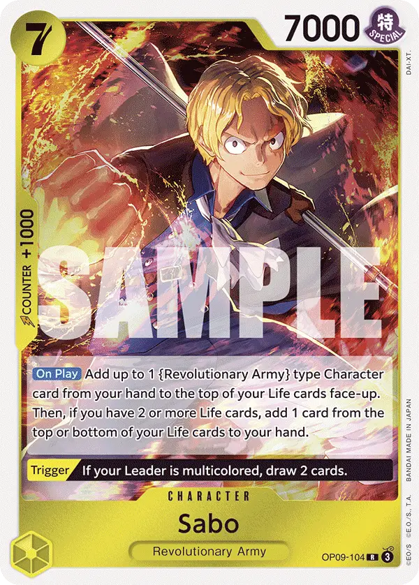 Sabo, Emperors in the New World OP09-104