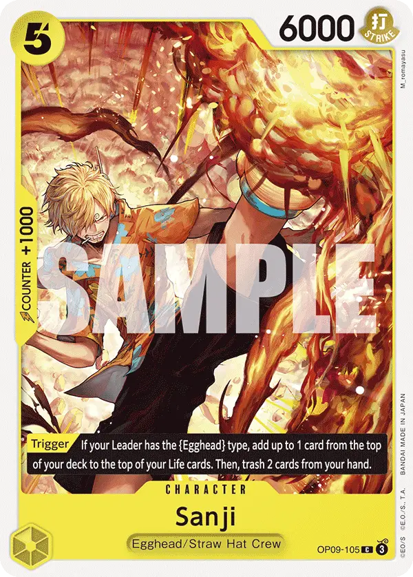 Sanji, Emperors in the New World OP09-105