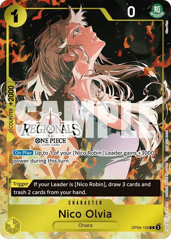 Nico Olvia (Offline Regional Participation Pack 2025 Vol.1), One Piece Promotion Cards OP09-106