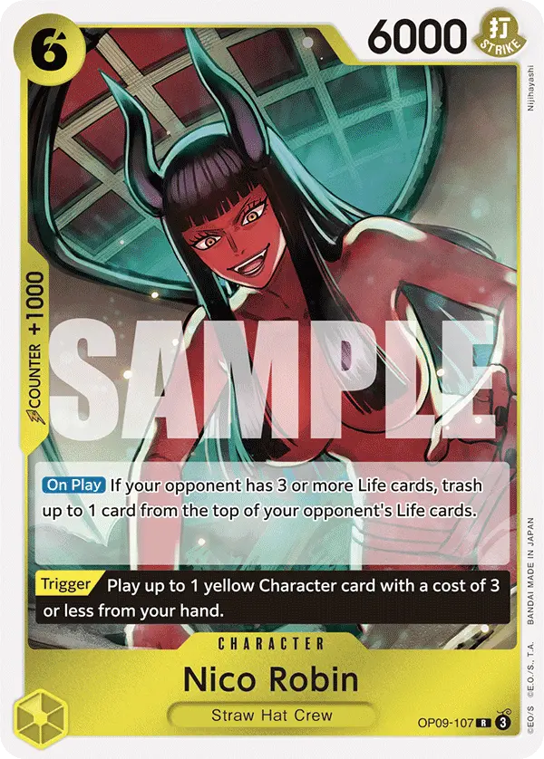 Nico Robin (Nami Deck), Learn Together Deck Set OP09-107