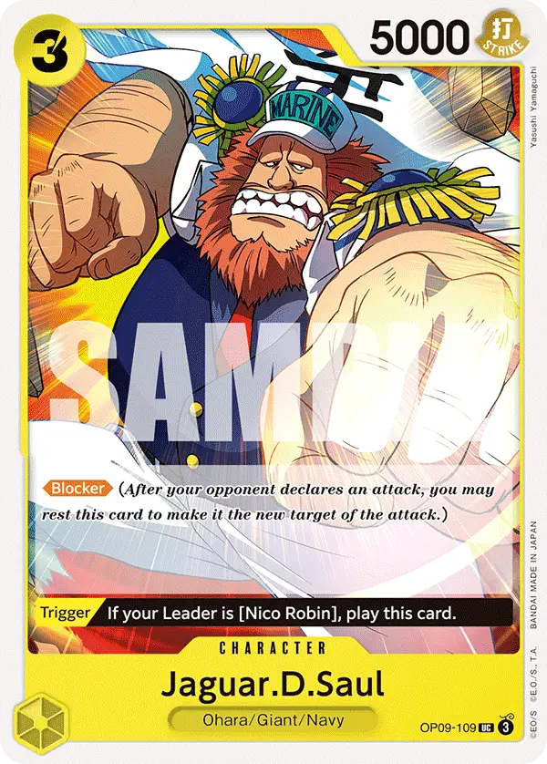 Jaguar.D.Saul, Emperors in the New World OP09-109