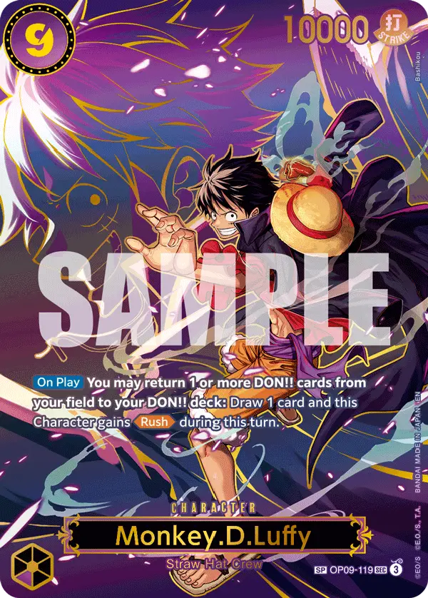 Monkey.D.Luffy (SP), Carrying On His Will OP09-119