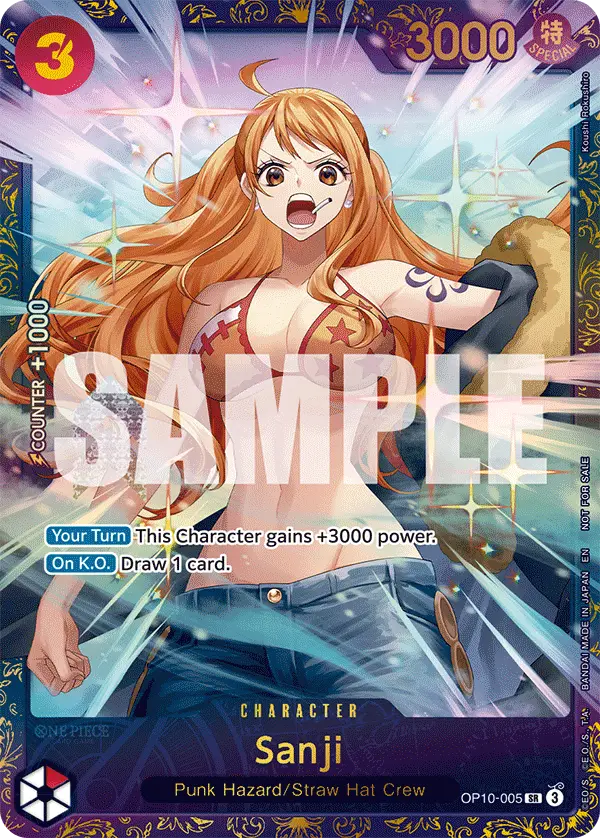 Sanji (Treasure Cup 2025), One Piece Promotion Cards OP10-005