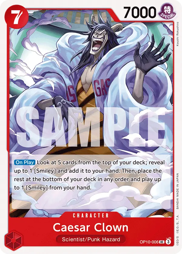 Caesar Clown, Royal Blood Release Event Cards OP10-006