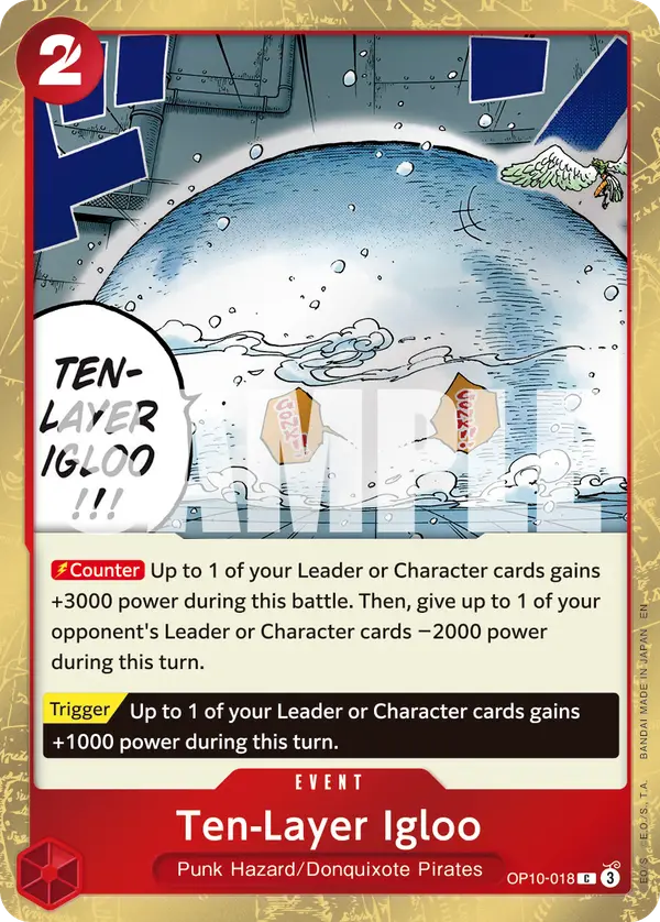 Ten-Layer Igloo (Pirate Foil), Premium Booster -The Best- Vol. 2 OP10-018