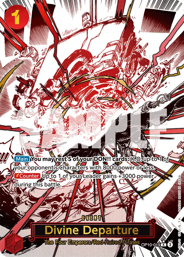 Divine Departure (Alt Art), Royal Blood OP10-019