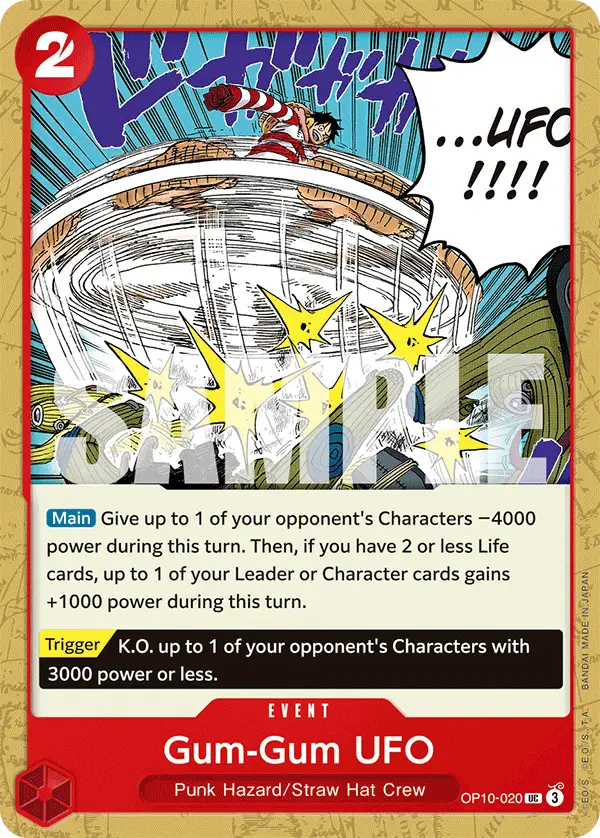 Gum-Gum UFO, Learn Together Deck Set OP10-020
