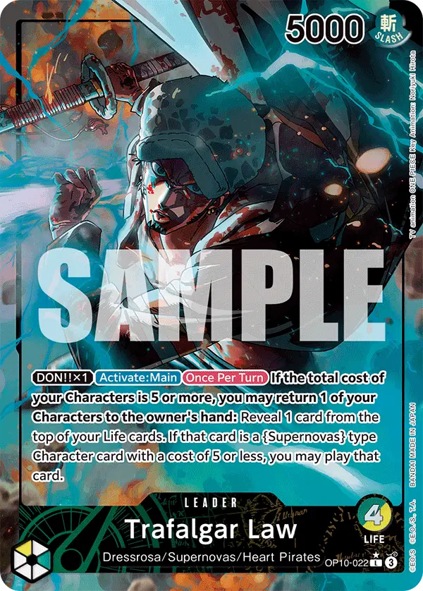 Trafalgar Law (Alt Art), Royal Blood OP10-022