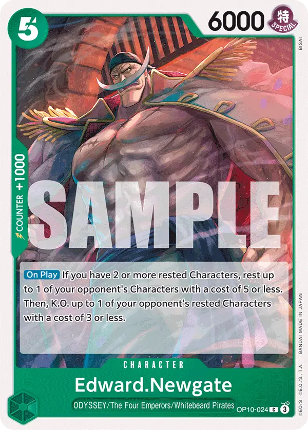Edward.Newgate, Royal Blood Release Event Cards OP10-024