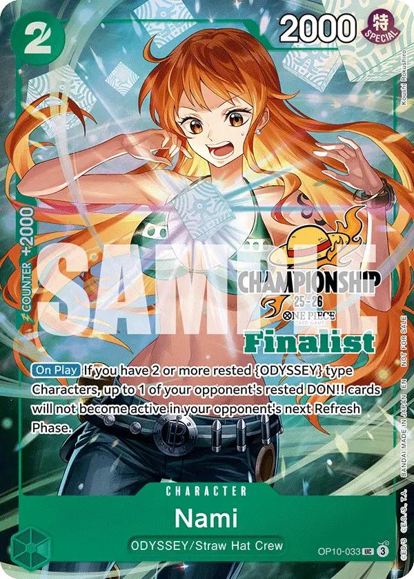 Nami (CS 25-26 Finalist Card Set 1), One Piece Promotion Cards OP10-033