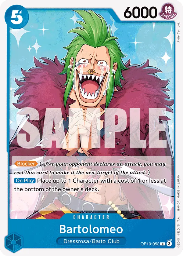 Bartolomeo, Royal Blood OP10-052
