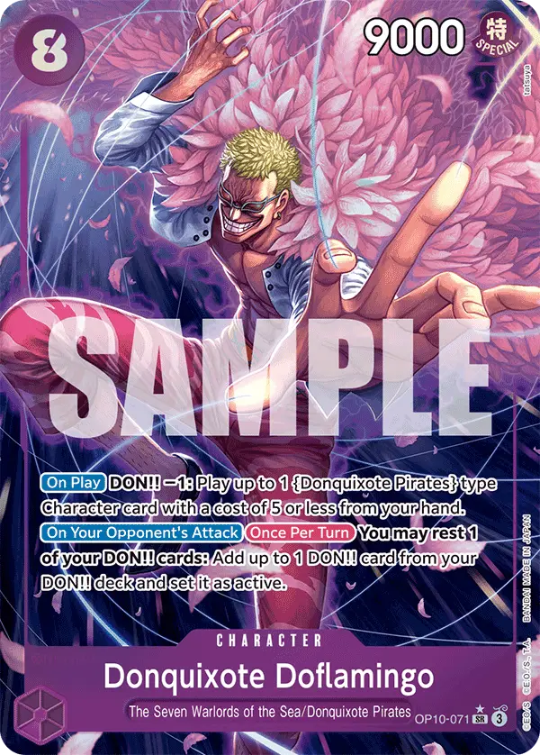Donquixote Doflamingo (Alt Art), Royal Blood OP10-071