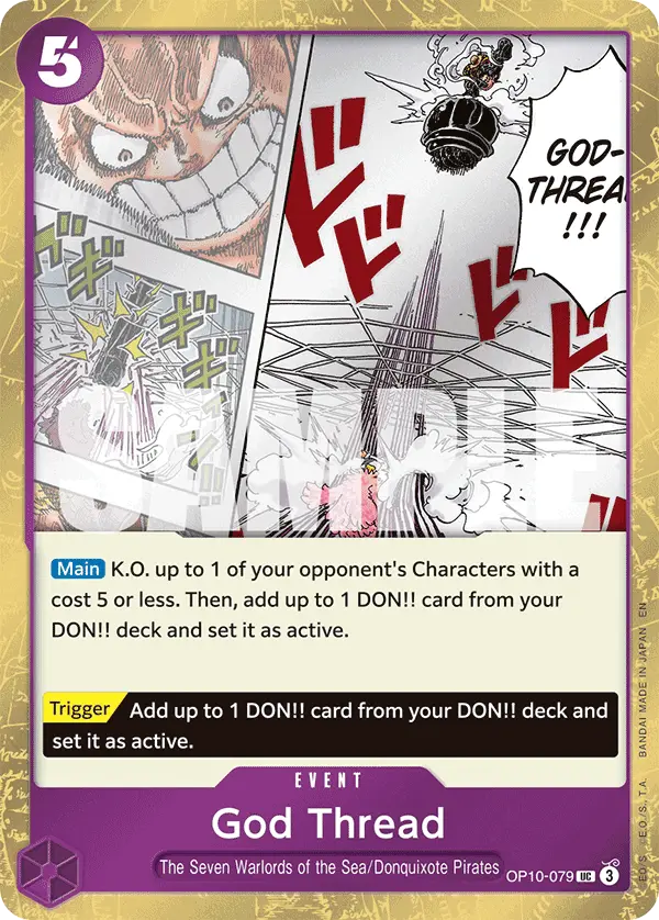 God Thread (Pirate Foil), Premium Booster -The Best- Vol. 2 OP10-079