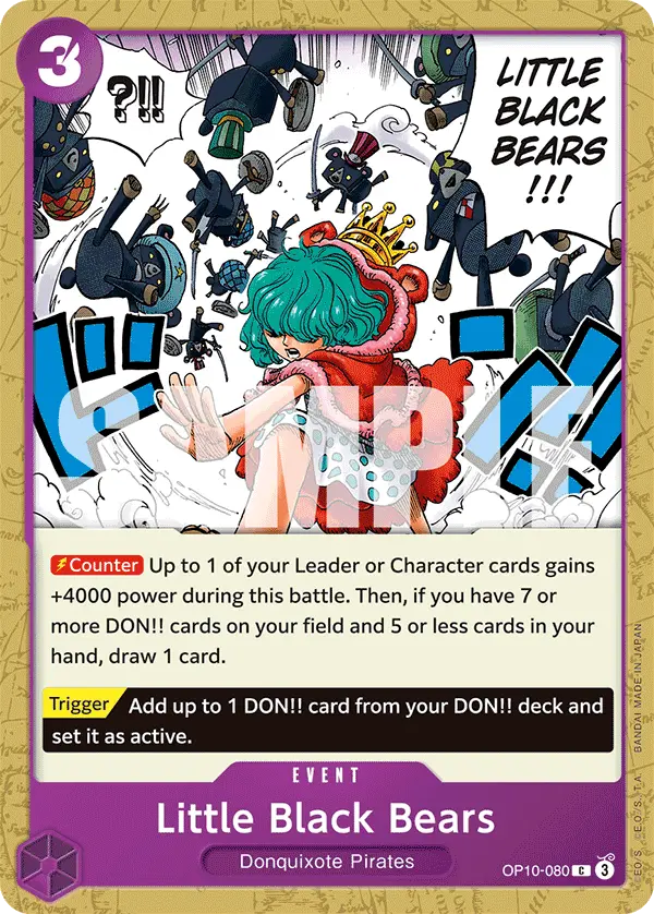 Little Black Bears, Royal Blood OP10-080
