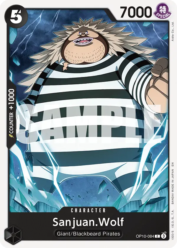 Sanjuan.Wolf (Reprint), Starter Deck 27 BLACK Marshall.D.Teach OP10-084