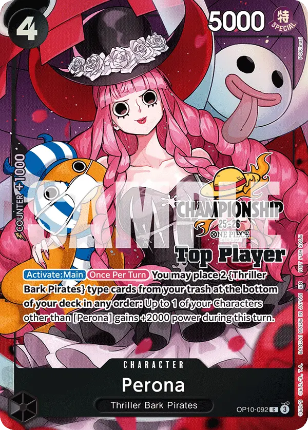 Perona (CS 25-26 Top Player Pack), One Piece Promotion Cards OP10-092