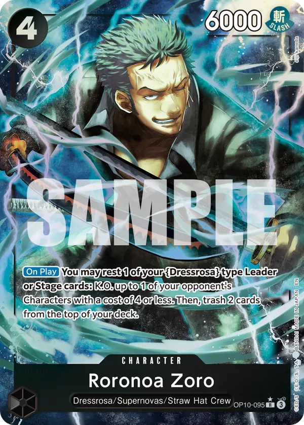 Roronoa Zoro (Alt Art), Premium Booster -The Best- Vol. 2 OP10-095