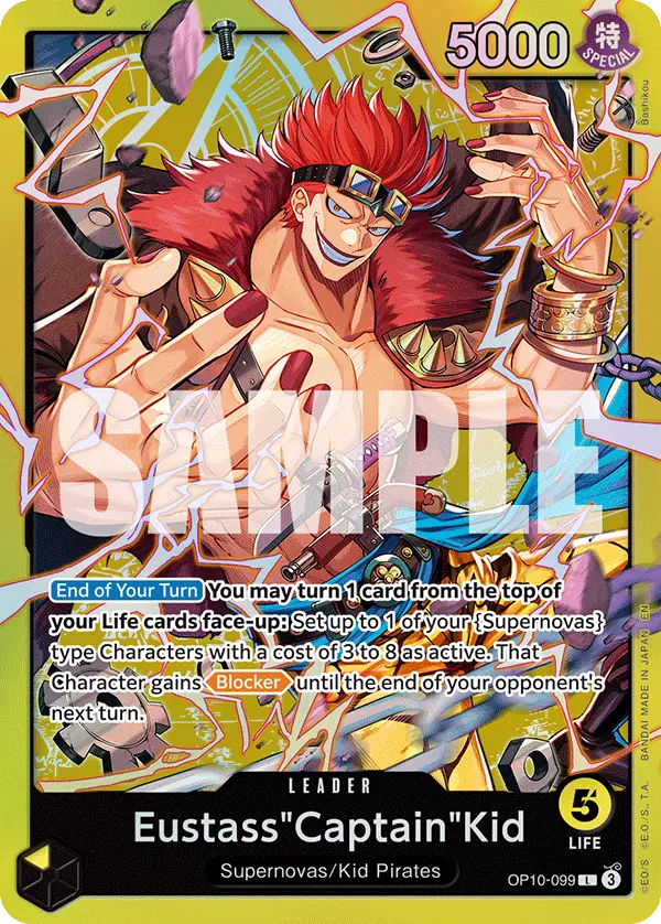 Eustass"Captain"Kid, Starter Deck 36 YELLOW Eustass"Captain"Kid OP10-099