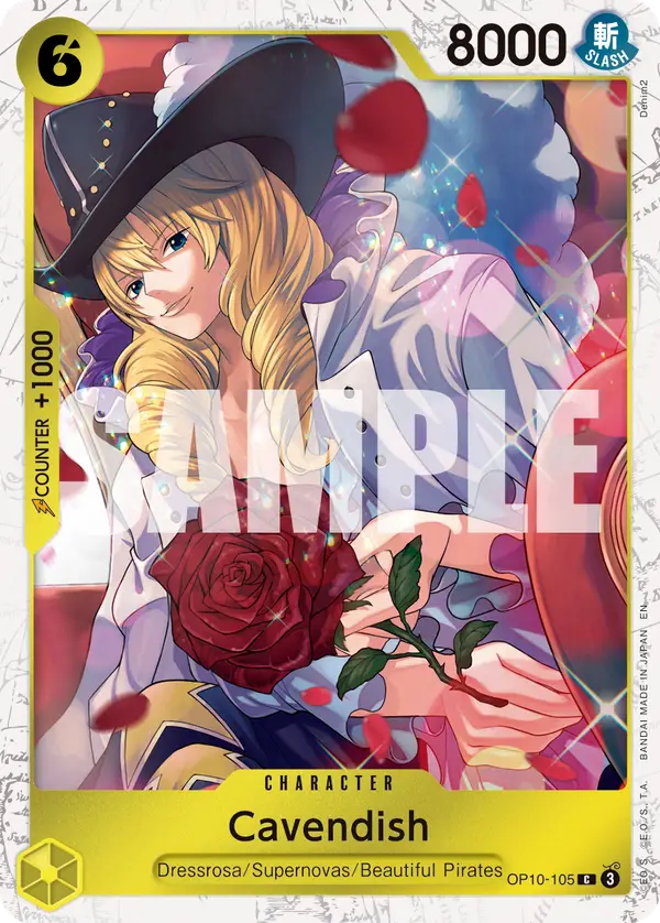 Cavendish (Pirate Foil), Premium Booster -The Best- Vol. 2 OP10-105
