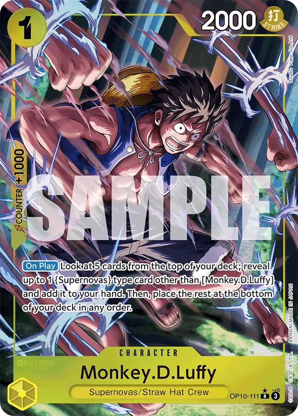 Monkey.D.Luffy (Alt Art), Royal Blood OP10-111