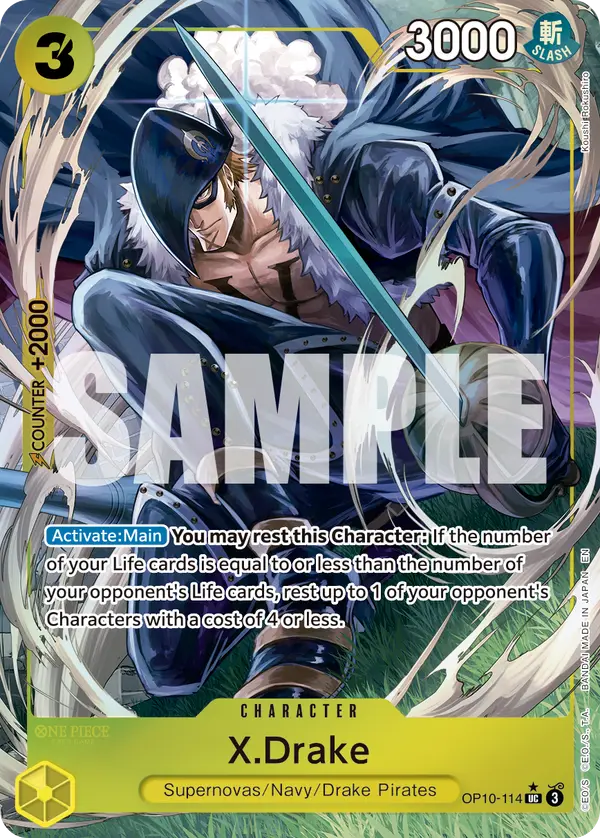 X.Drake (Alt Art), Premium Booster -The Best- Vol. 2 OP10-114