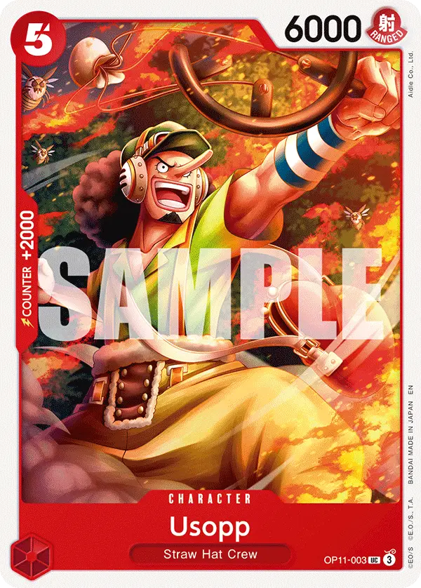 Usopp, A Fist of Divine Speed OP11-003