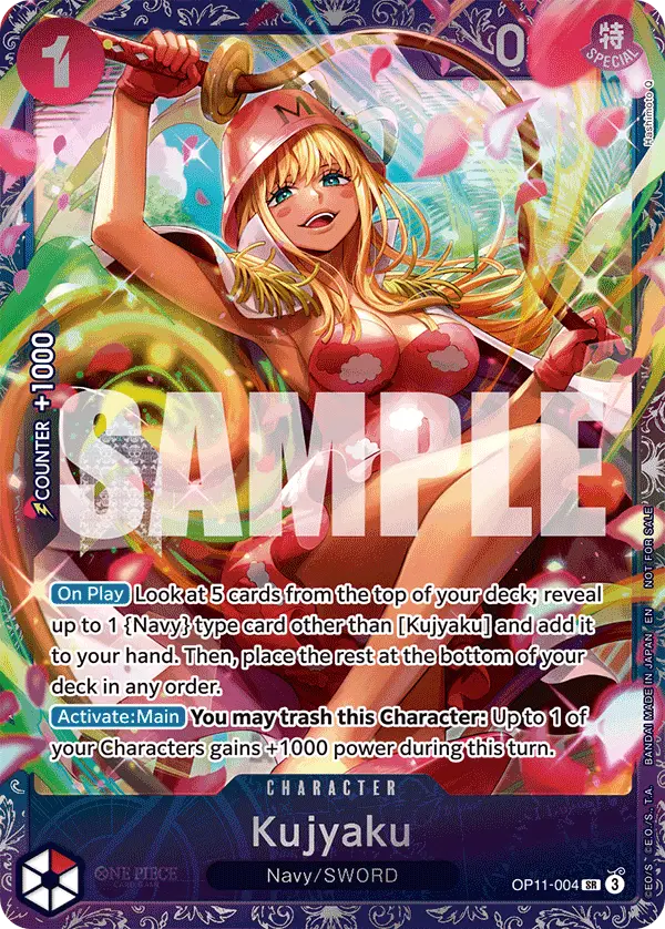 Kujyaku (Treasure Cup August 2025), One Piece Promotion Cards OP11-004