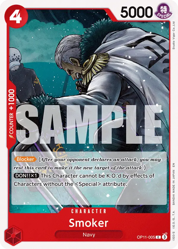 Smoker, A Fist of Divine Speed OP11-005