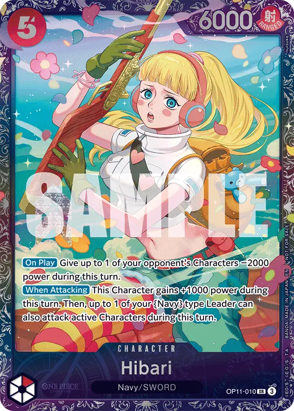Hibari (Treasure Cup August 2025), One Piece Promotion Cards OP11-010