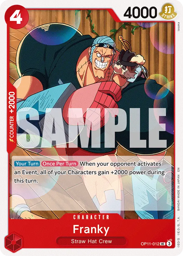 Franky, A Fist of Divine Speed OP11-012