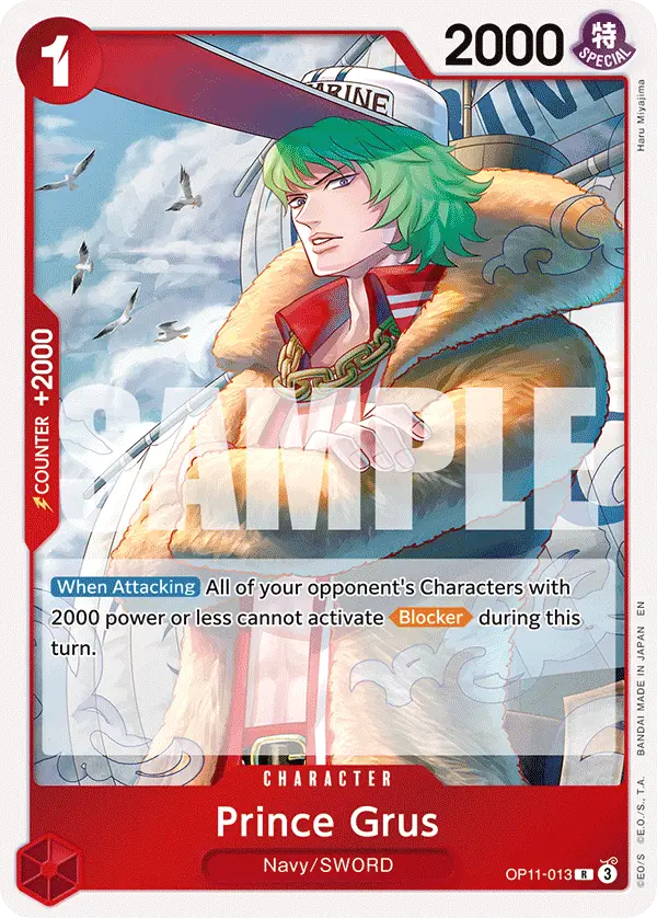 Prince Grus, A Fist of Divine Speed OP11-013