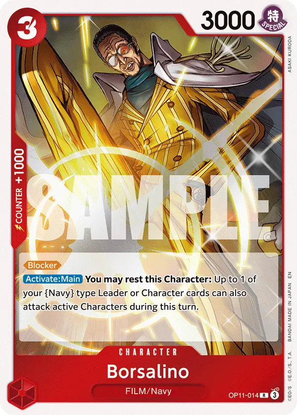 Borsalino, A Fist of Divine Speed OP11-014
